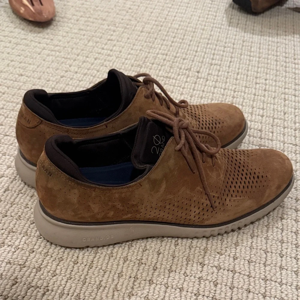 Men's Brown Suede Shoes Cole Haan 11.5
